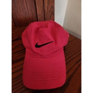 Hot Pink Nike Toddler Hat Black Embroidered‎ Check Adjustable
